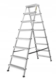 Obojstranný rebrík, 8 stupňov, nosnosť 125 kg